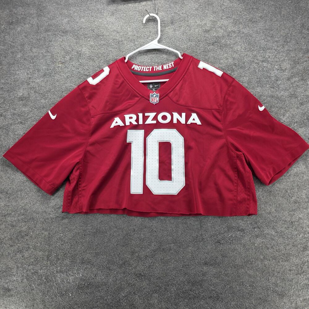 Arizona Cardinals Jersey Mens XL NFL Football DeAndre Hopkins 10 Nike Cropped